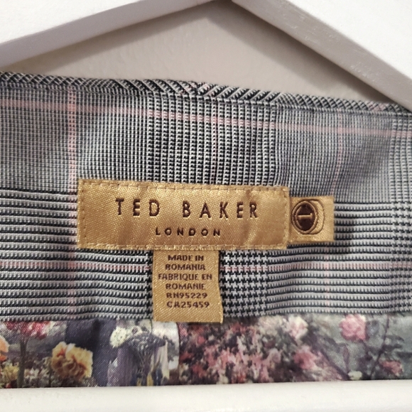 Ted Baker - Fierod Check Print Pencil Shift Dress - Ted Size 1 (US 4) - Picture 13 of 16